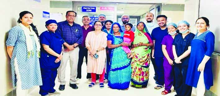 बच्चे की श्वासनली में फंसा सुपारी का टुकड़ा और सिविल अस्पताल के डॉक्टरों ने किया सफल ऑपरेशन