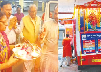 अहमदाबाद के अग्रसेन भवन शैला में श्री हरि रथ का लोकार्पण