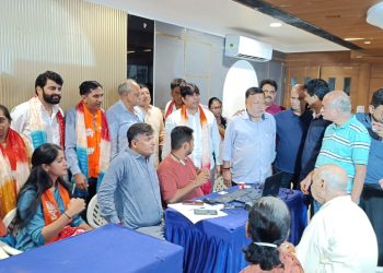 श्री राणी शक्ति सेवा‌ समिति अहमदाबाद‌ में आयुष्मान कार्ड के लिए विशेष शिविर लगाया