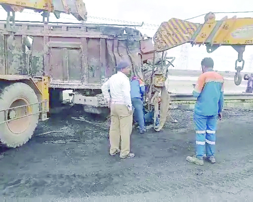 मोरबी में ट्रिपल एक्सीडेंट में 4 की मौत