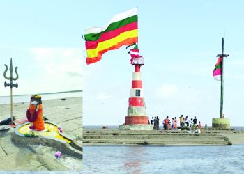 पांडवों की कथा से जुड़ा, समुद्र में विराजमान निष्कलंक महादेव है आस्था का अद्भुत केन्द्र