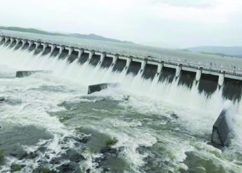 शेत्रुंजी बांध के 20 गेट 1 फीट खोले गए