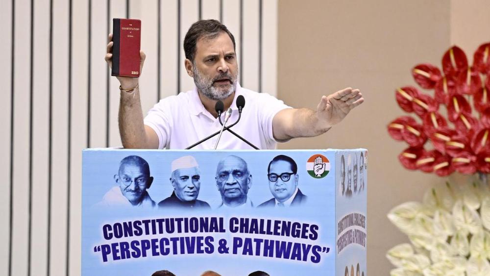 खत्म हो चुकी है भारत में चुनाव प्रणाली:राहुल