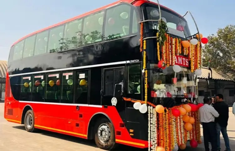 अहमदाबाद में चलेंगी 4 नई डबल डेकर AMTS बसें