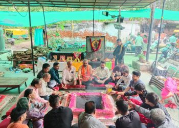 दुधेश्वर-धोबीघाट में श्री सूर्यपुत्र शनिदेव श्रावण अमावस्या उत्सव मनाया गया