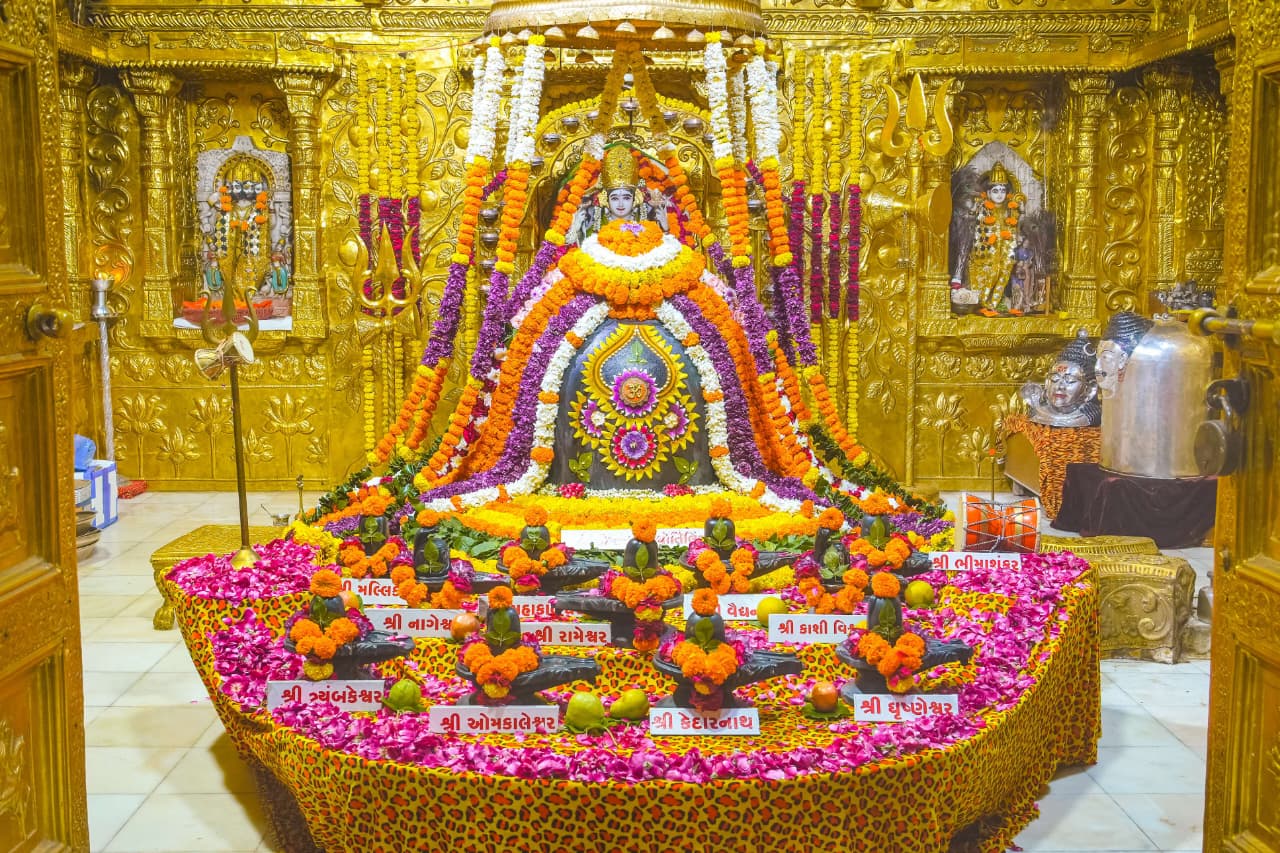 श्री सोमनाथ महादेव का द्वादश ज्योतिर्लिंग श्रृंगार