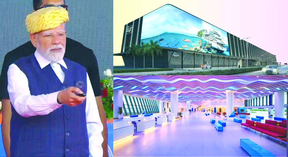 PM मोदी ने मुंबई इंटरनेशनल क्रूज टर्मिनल का इनॉगरेशन किया