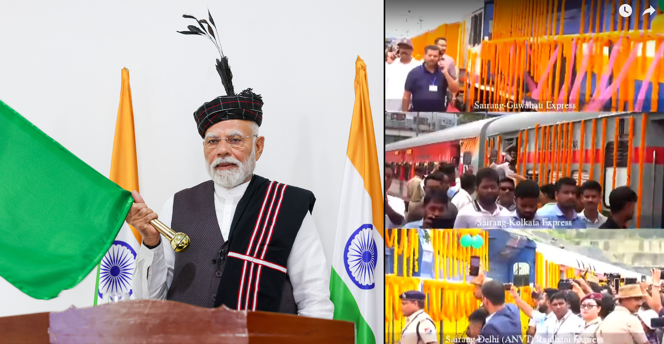 मणिपुर में हिंसा के 2 साल बाद PM का दौरा, विकास परियोजनाओं की शिलान्यास और उद्घाटन किया,शांति का रास्ता चुनें, मैं आपके साथ: मोदी