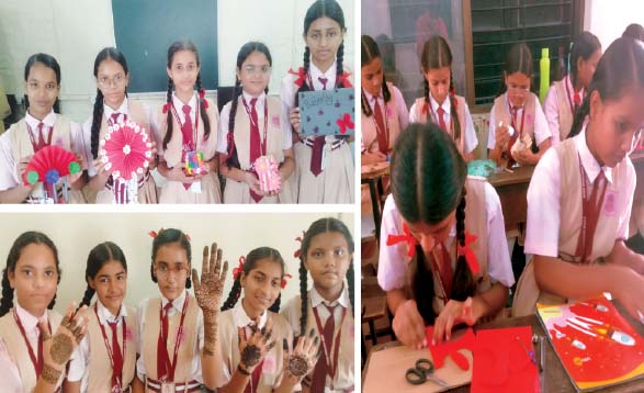 हिन्दी प्राथमिक शाला, शाहपुर में  हिन्दी दिवस के उपलक्ष में कई प्रतियोगिताएं आयोजित