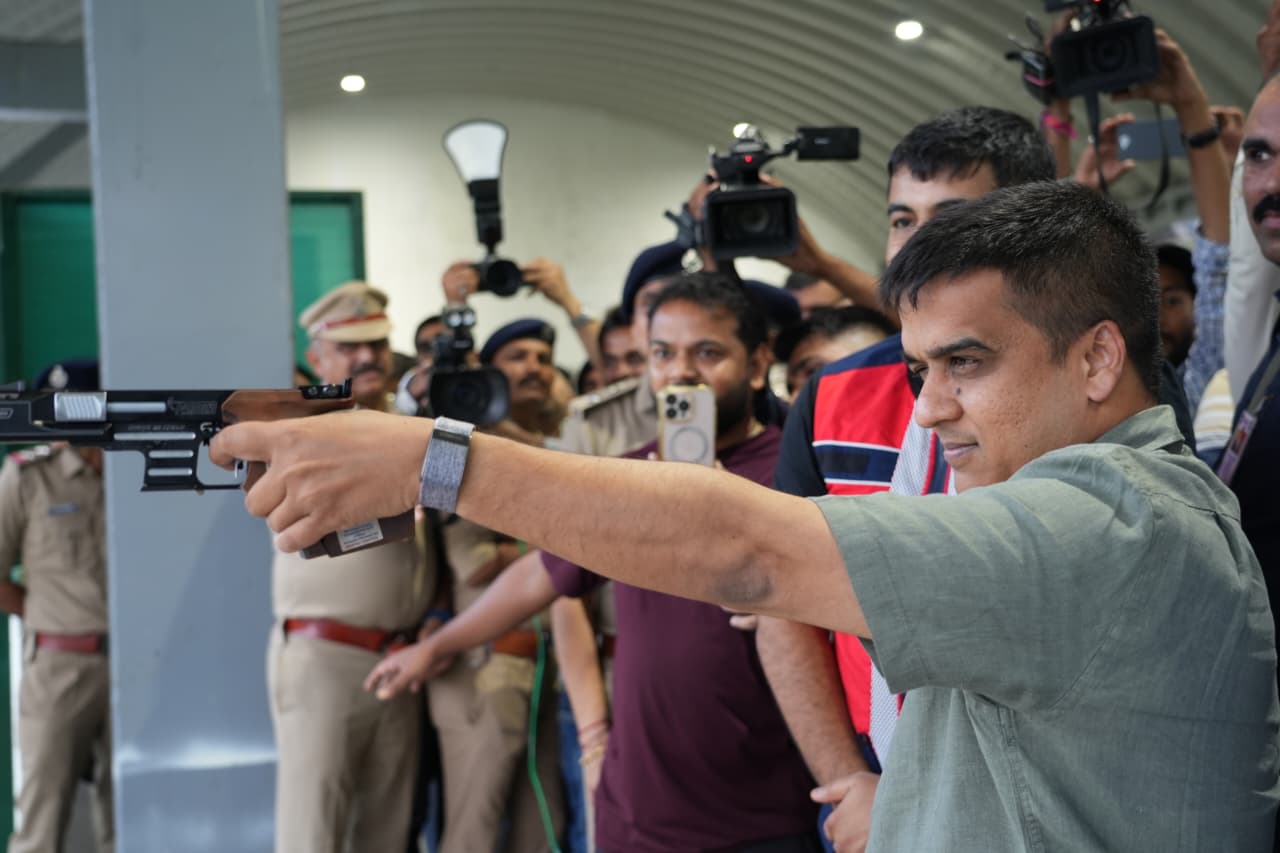 उपमुख्यमंत्री हर्ष संघवी ने अहमदाबाद में 34वीं जी.वी. मावलंकर शूटिंग चैंपियनशिप का उद्घाटन किया