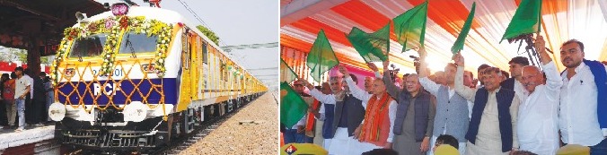 पश्चिमी उत्तर प्रदेश को तोहफ़ा: अश्विनी वैष्णव ने बड़ौत से दो मेमू ट्रेनों को हरी झंडी दिखाई