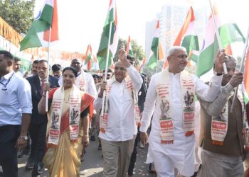 अहमदाबाद में ‘सरदार@150 यूनिटी मार्च’ आयोजित, मुख्यमंत्री ने यूनिटी मार्च-पदयात्रा को हरी झंडी दिखाकर किया रवाना