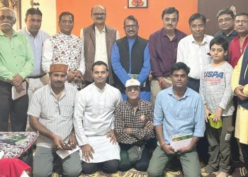 साहित्यालोक ‘ की काव्य-गोष्ठी सम्पन्नः कविता पाठ करने वाले में संपत लोहार भी शामिल