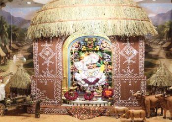 सांरगपुर : पवित्र धनुर्मास के अवसर पर श्री कष्टभंजनदेव हनुमानजी का ‘ग्रामीण परिवेश’ की थीम पर विशेष श्रृंगार