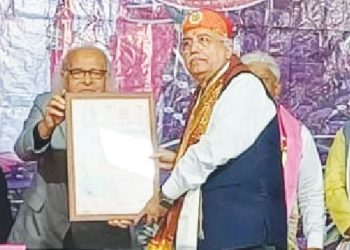 अहमदाबाद के संपादक एवं साहित्यकार शरद जोषी ‘साहित्य सुधाकर’ की मानद उपाधि से सम्मानित ​