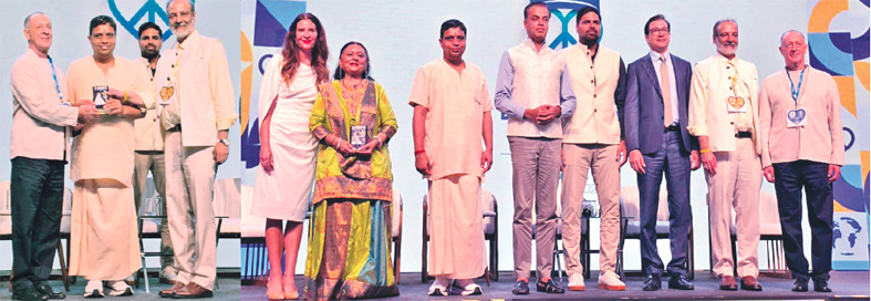 वैश्विक शांति और स्वास्थ्य सेवा के क्षेत्र में गौरवपूर्ण क्षण,आचार्य बालकृष्ण “I AM PEACEKEEPER – Champion Health Award 2026” से सम्मानित