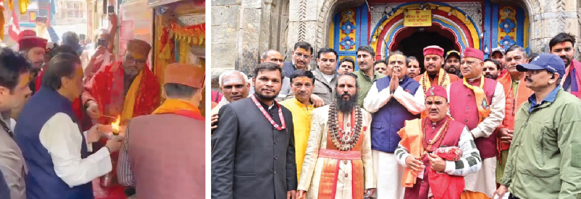 उद्योगपति मुकेश अंबानी ने किए बदरीनाथ-केदारनाथ के दर्शन, मंदिर समिति को दान दिए दस करोड़